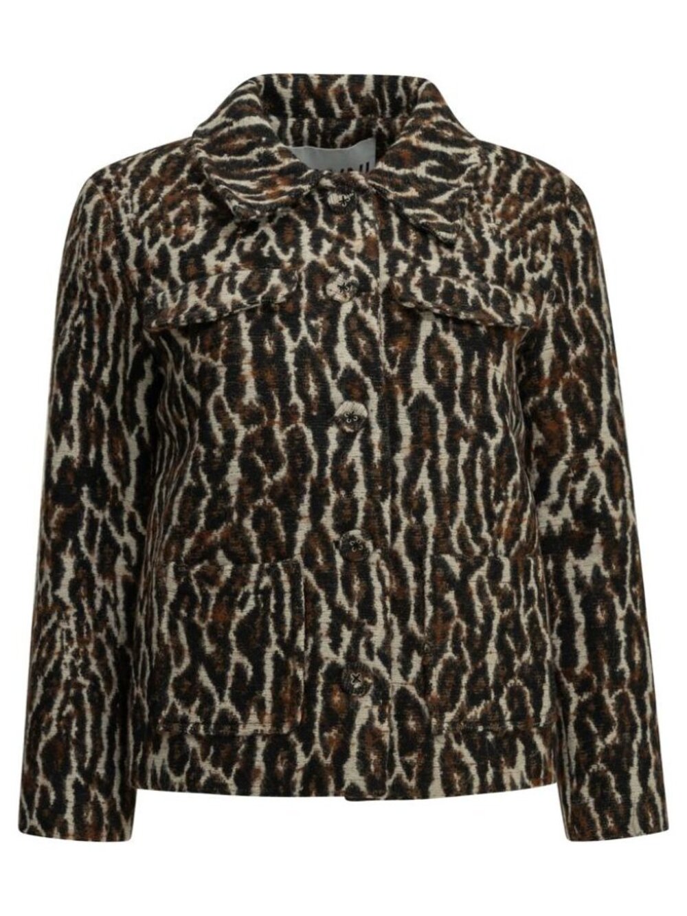 Ganni Leopard Blazer Tag Size 34 Women